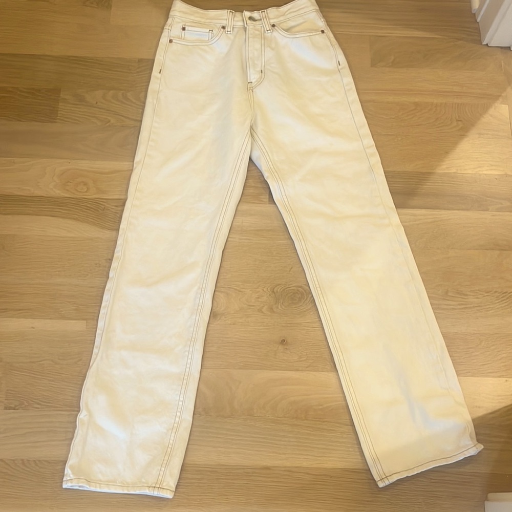 Urban outfitters white jeans! BDG high waisted cowboy Jean!